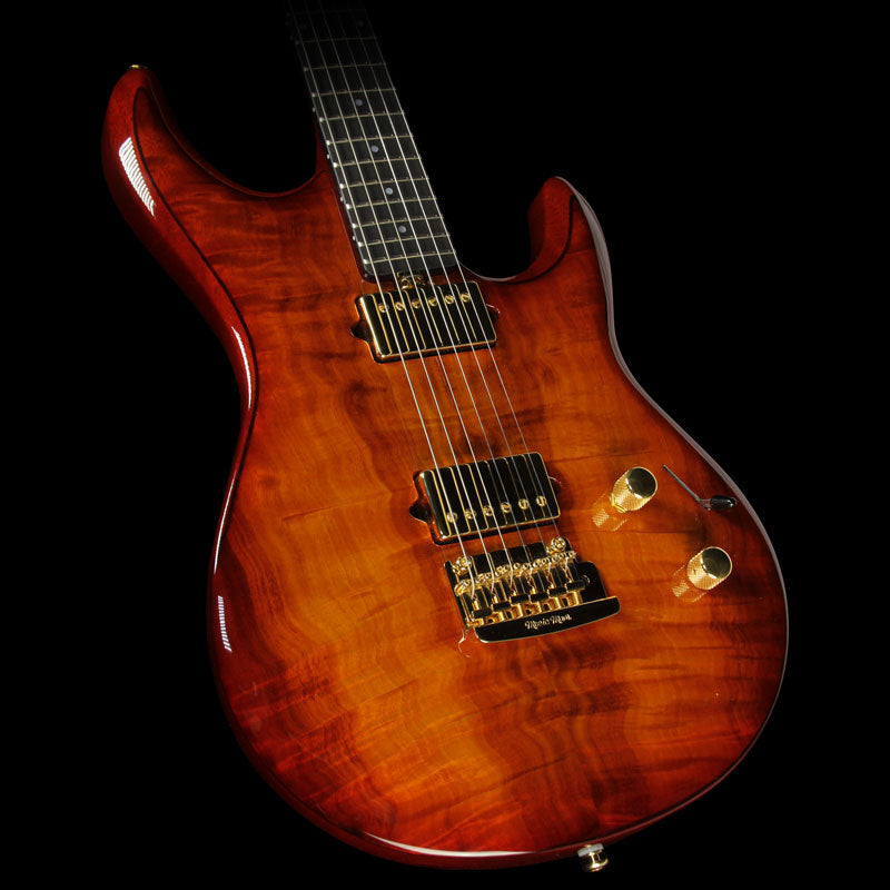 Used Ernie Ball Music Man Luke III Ball Family Reserve Electric Guitar Koa Island Burst — 1