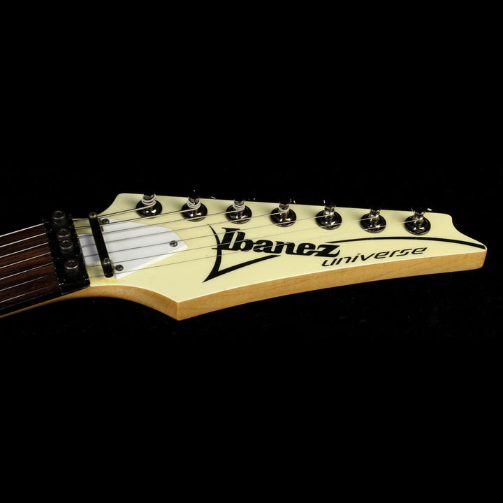 Used 1991 Ibanez Universe UV7PWH 7-String Electric Guitar White