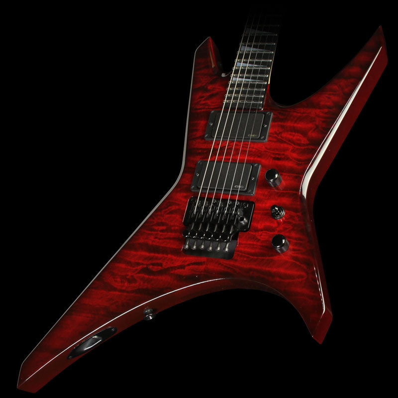 Used 2015 Jackson USA Select WR1 Warrior Quilt Top Electric Guitar Trans Red Burst — 1