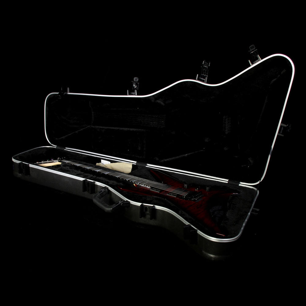 Used 2015 Jackson USA Select WR1 Warrior Quilt Top Electric Guitar Trans Red Burst — 5