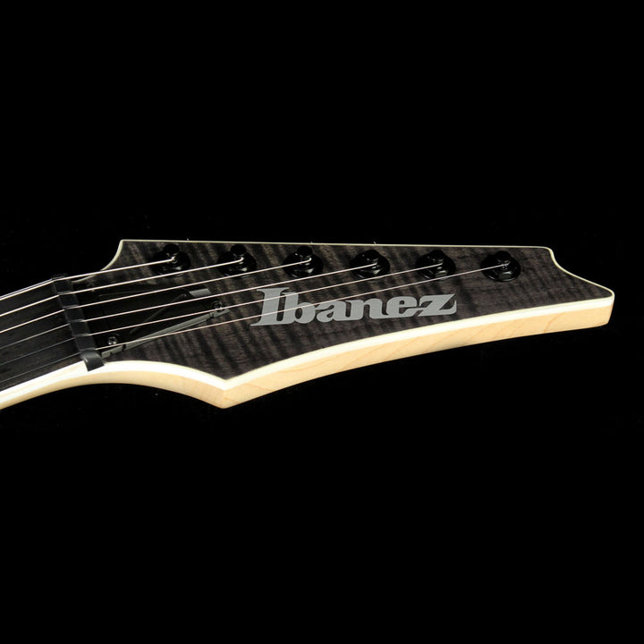 Used Ibanez RGAIX6FM Iron Label Electric Guitar Transparent Gray Flat