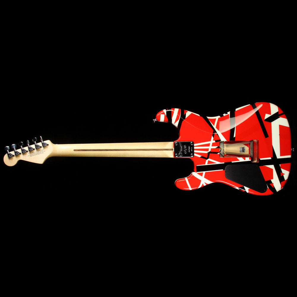 Used Charvel EVH Art Series Electric Guitar Red, Black & White — 3