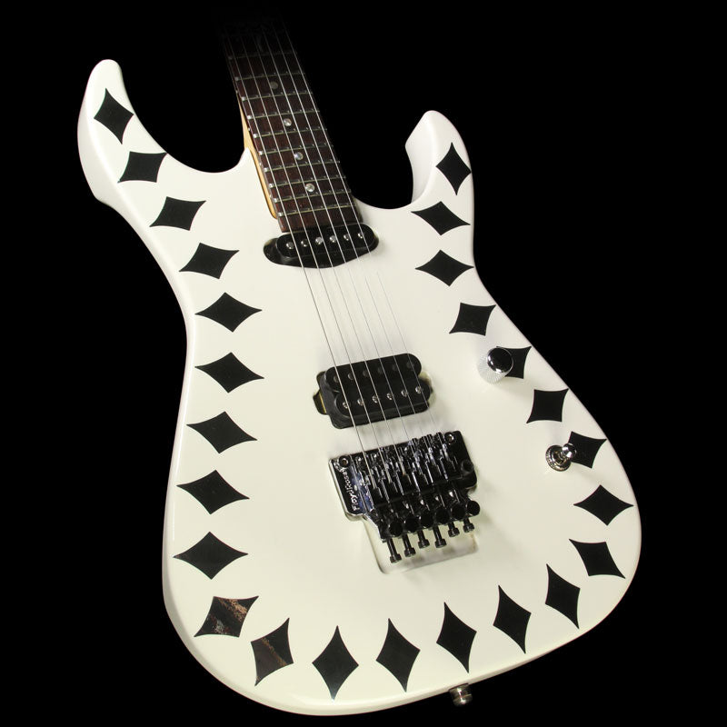 Used Gajic Jon Levin Custom Jester Electric Guitar White — 1