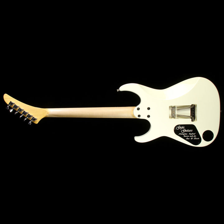 Used Gajic Jon Levin Custom Jester Electric Guitar White