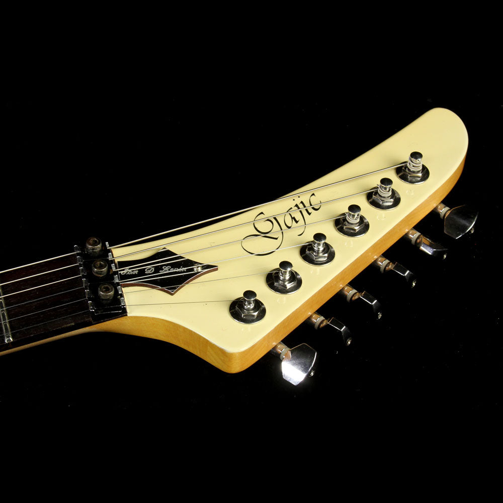 Used Gajic Jon Levin Custom Jester Electric Guitar White — 4