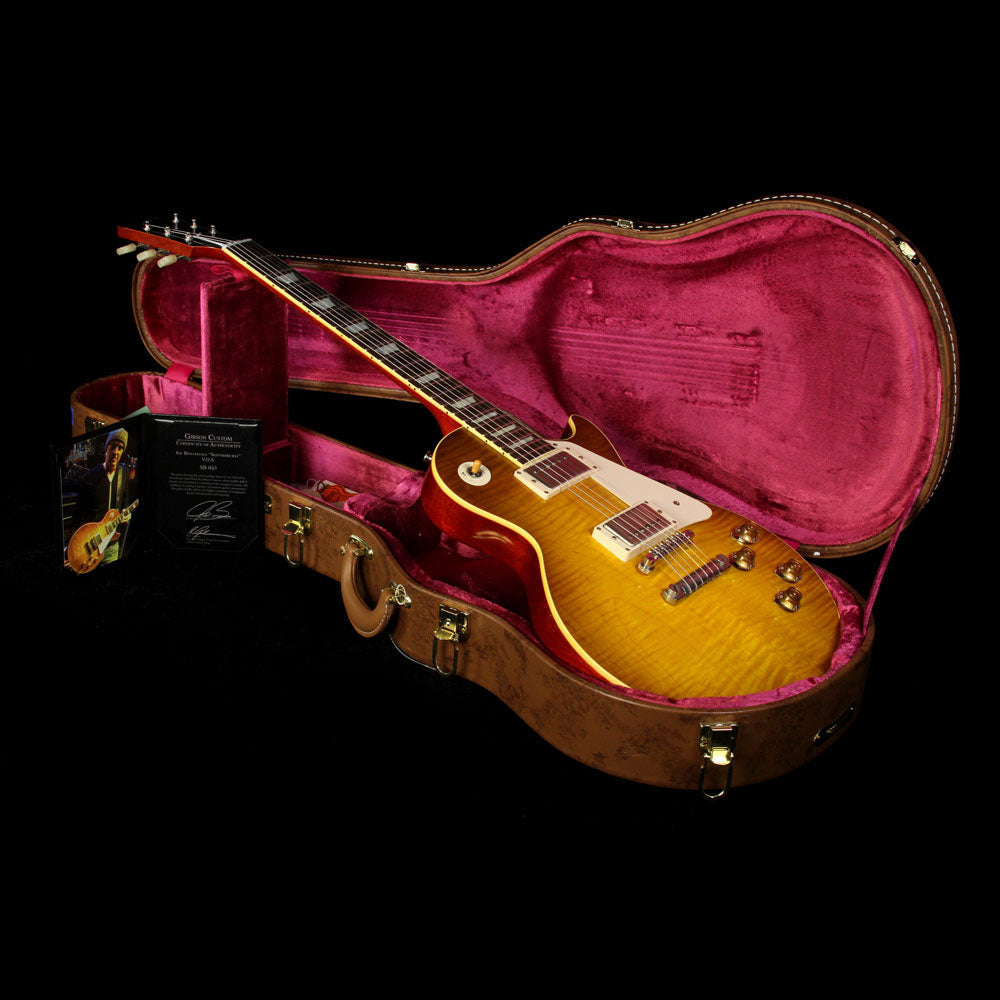 Used 2014 Gibson Custom Joe Bonamassa Skinnerburst 1959 Les Paul Guitar Dirty Lemonburst — 8