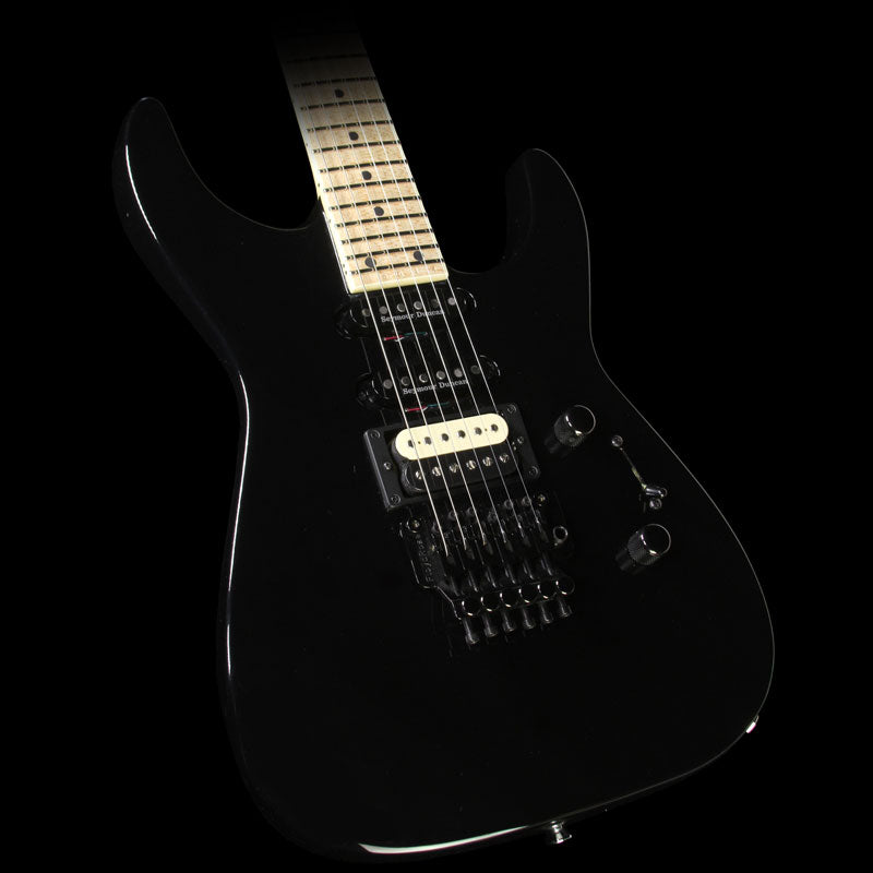Used Jackson Custom Shop Soloist Electric Guitar Black with Oiled Neck — 1