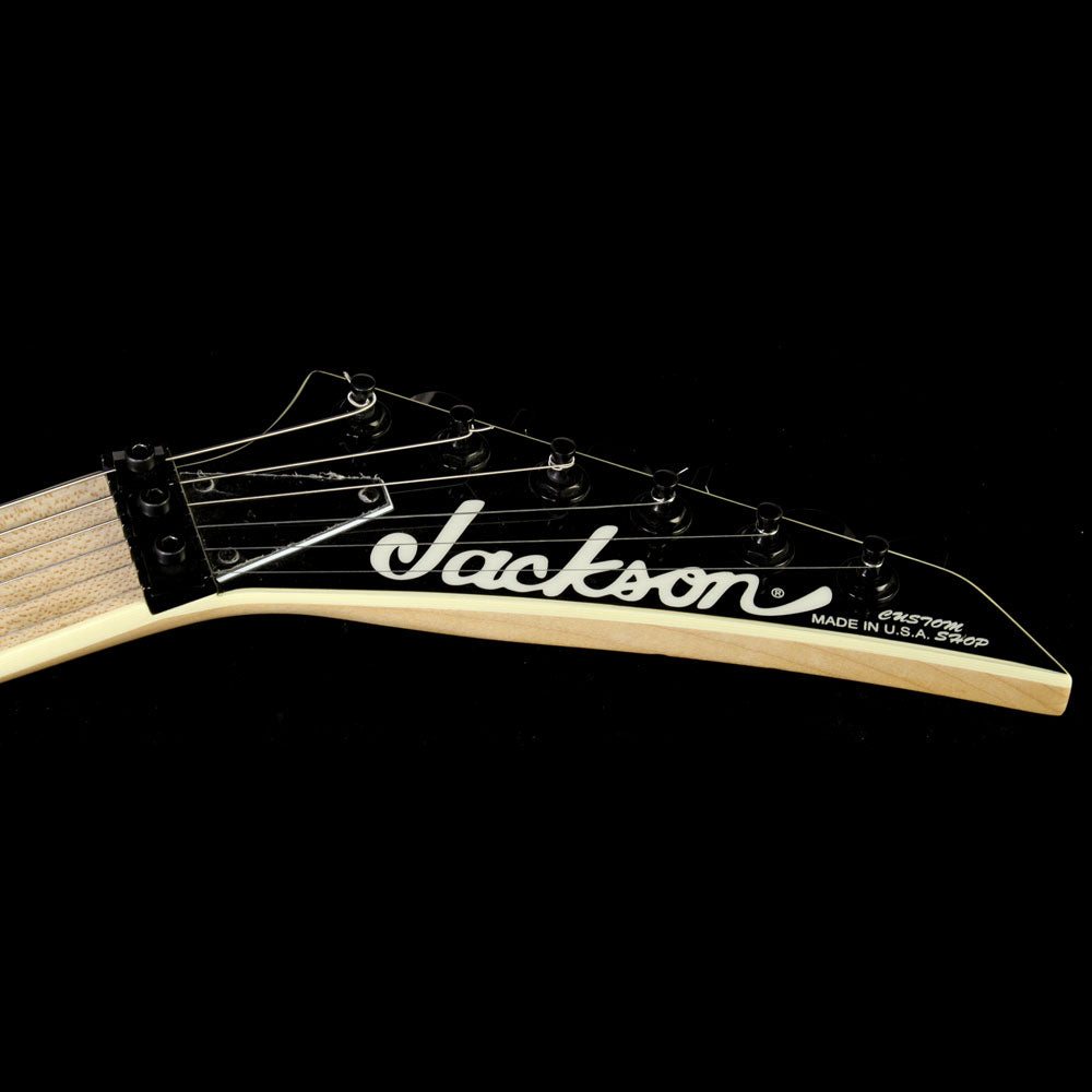 Used Jackson Custom Shop Soloist Electric Guitar Black with Oiled Neck — 4
