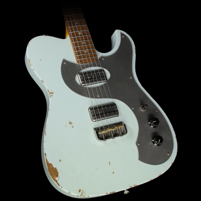 Used 2012 Fano Alt De Facto TC6 Electric Guitar Blue Boy — 1
