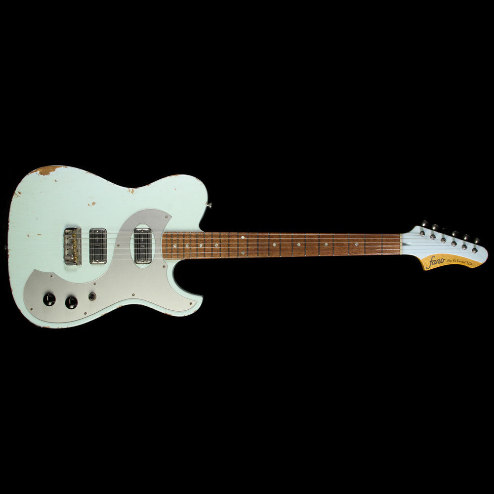 Used 2012 Fano Alt De Facto TC6 Electric Guitar Blue Boy — 2