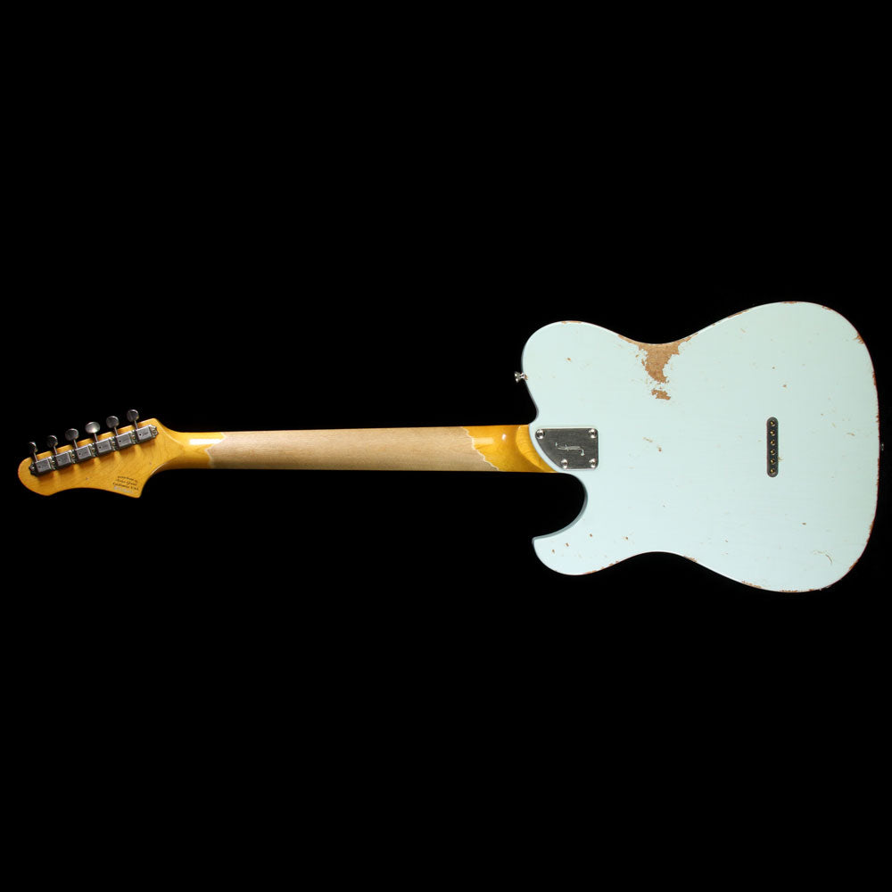 Used 2012 Fano Alt De Facto TC6 Electric Guitar Blue Boy — 3