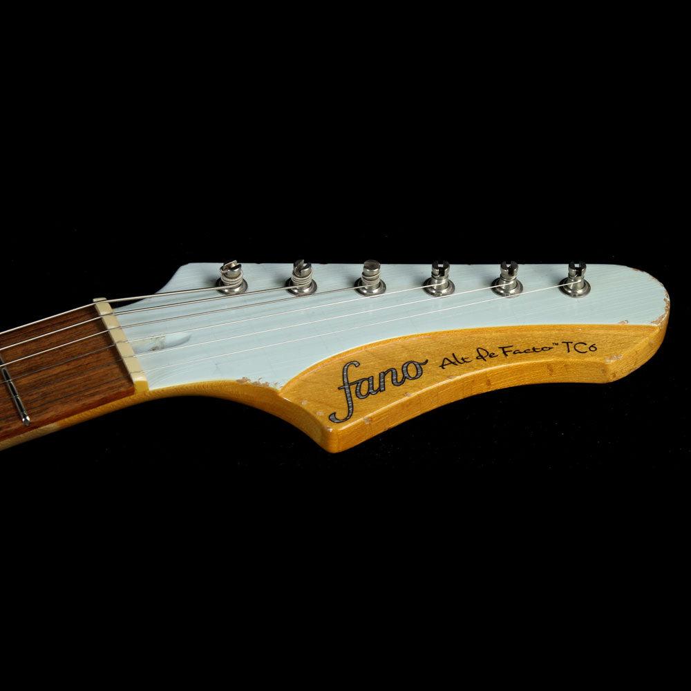 Used 2012 Fano Alt De Facto TC6 Electric Guitar Blue Boy — 4