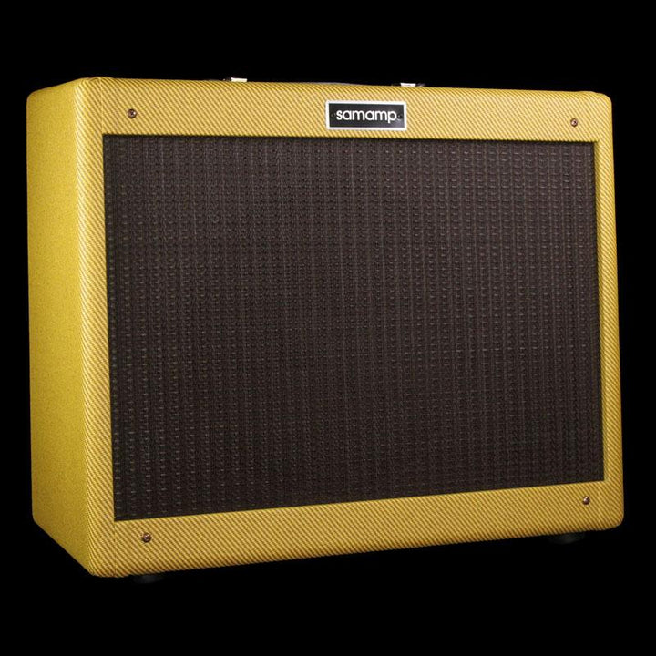Samamp V.S.C. 1x12 Electric Guitar Combo Amplifier Tweed with Oxblood Grille