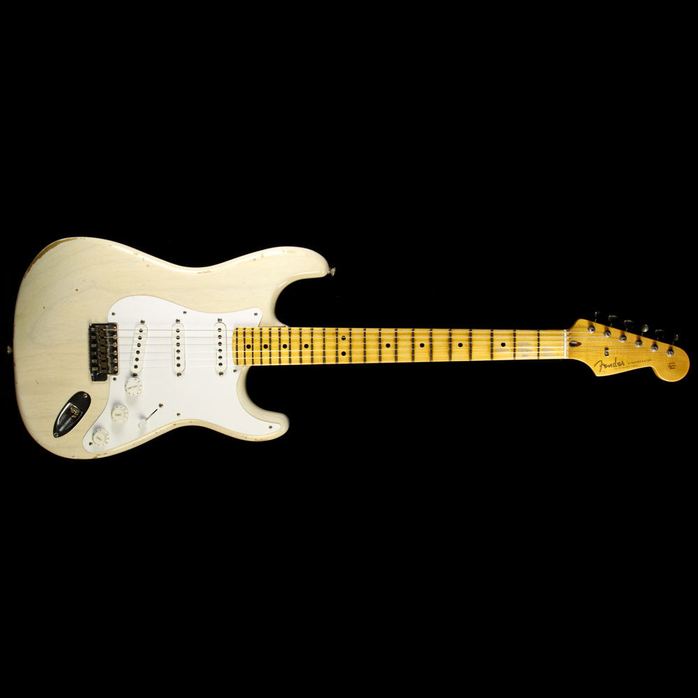 Used Fender Custom Shop Eric Clapton Stratocaster Journeyman Relic Electric Guitar Aged White Blonde — 2