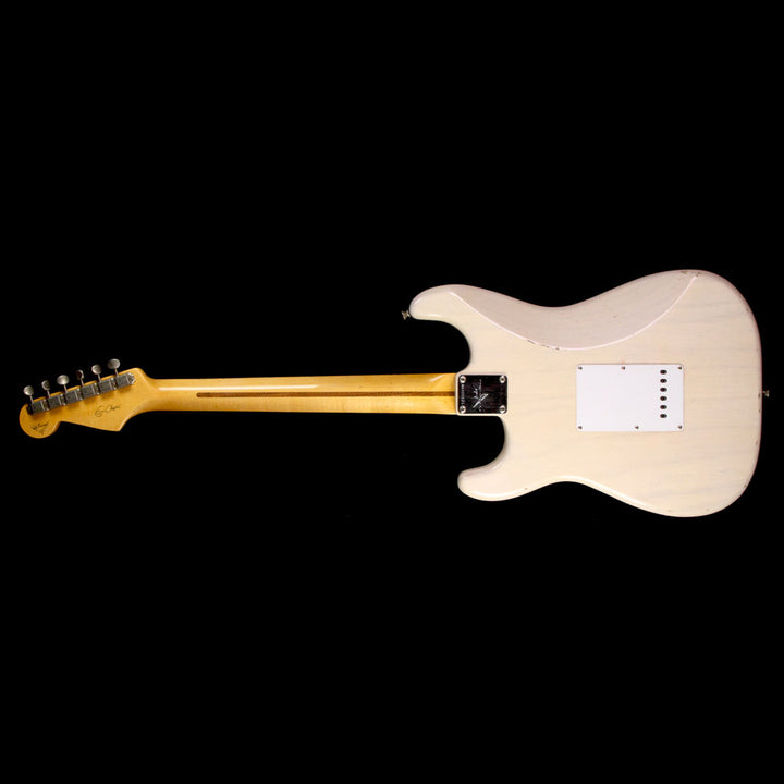 Fender Custom Shop Masterbuilt Todd Krause Eric Clapton Stratocaster Journeyman Relic Electric Guitar Aged White Blonde
