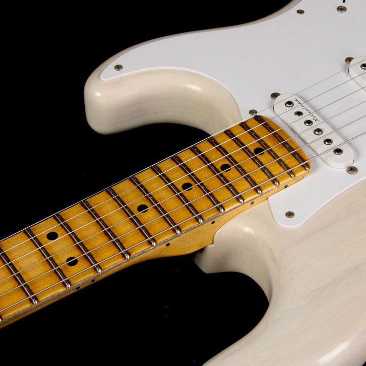 Fender Custom Shop Masterbuilt Todd Krause Eric Clapton Stratocaster Journeyman Relic Electric Guitar Aged White Blonde