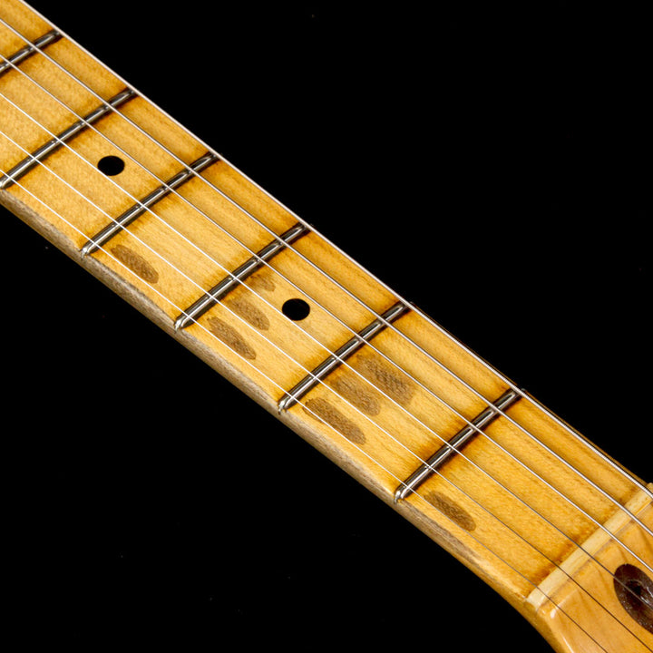 Fender Custom Shop Masterbuilt Todd Krause Eric Clapton Stratocaster Journeyman Relic Electric Guitar Aged White Blonde