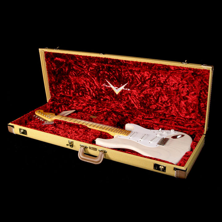 Fender Custom Shop Masterbuilt Todd Krause Eric Clapton Stratocaster Journeyman Relic Electric Guitar Aged White Blonde