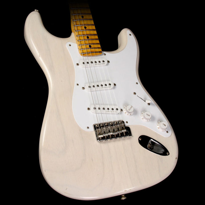 Fender Custom Shop Masterbuilt Todd Krause Eric Clapton Stratocaster Journeyman Relic Electric Guitar Aged White Blonde
