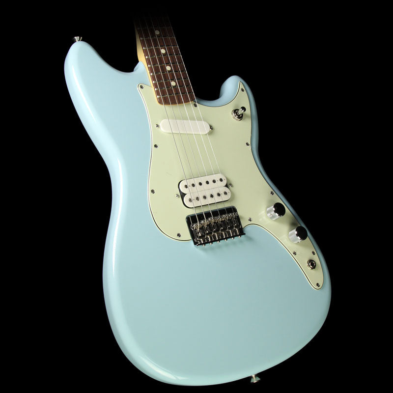 Used Fender Duo-Sonic HS Electric Guitar Daphne Blue | The Music Zoo