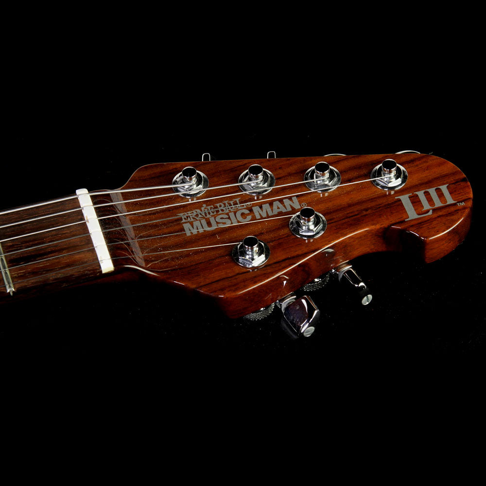 Used Ernie Ball Music Man Luke III HH Electric Guitar Black with Rosewood Neck — 4