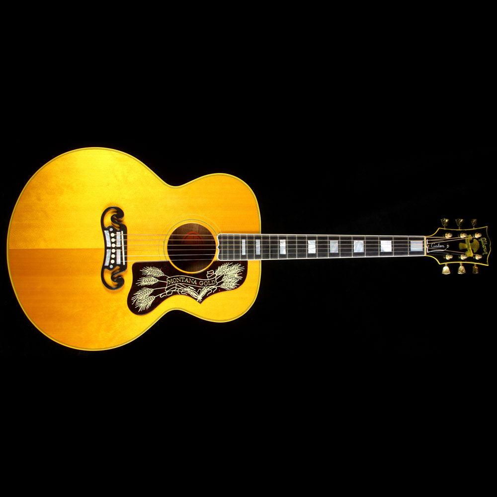 Used 2001 Gibson Montana Gold Custom SJ-200 Acoustic Guitar Natural — 2