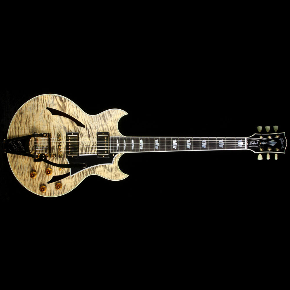 Used Gibson Custom Shop Johnny A. Standard with Bigsby Electric Guitar Denim — 2