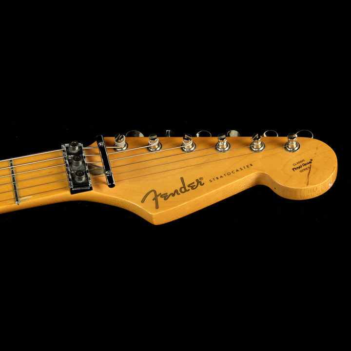Used 1991 Fender Stratocaster HSS with  Floyd Rose Electric Guitar 3-Tone Sunburst