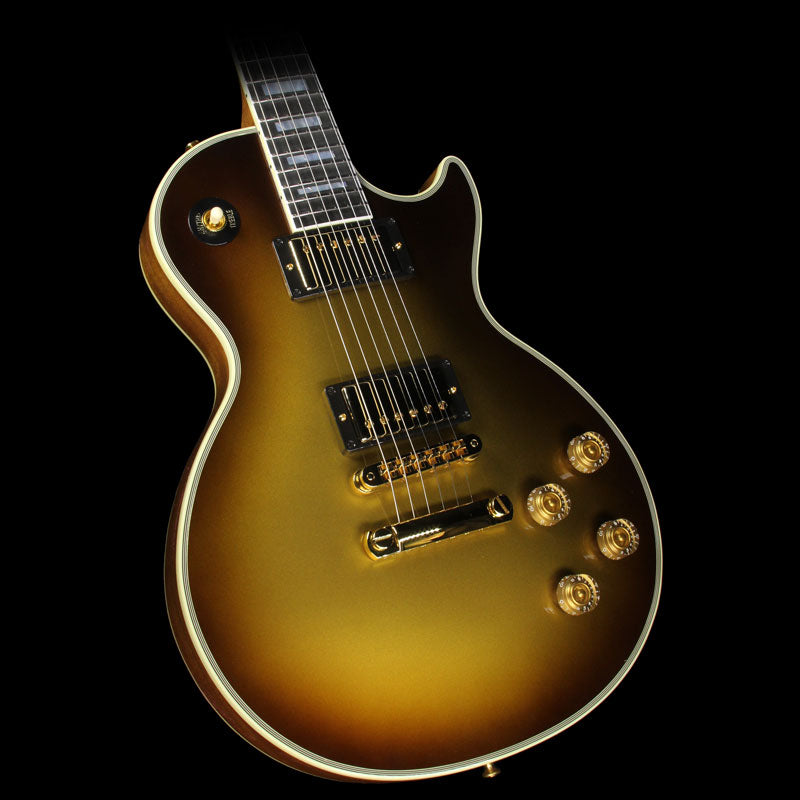 Used Gibson Custom Shop Zoo Select Les Paul Custom Electric Guitar Viceroy Gold Burst — 1