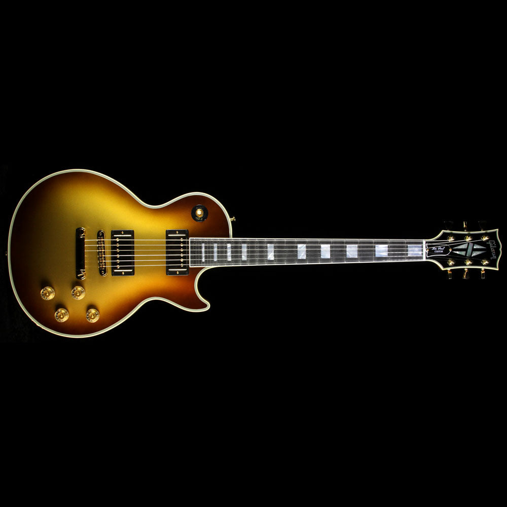 Used Gibson Custom Shop Zoo Select Les Paul Custom Electric Guitar Viceroy Gold Burst — 2