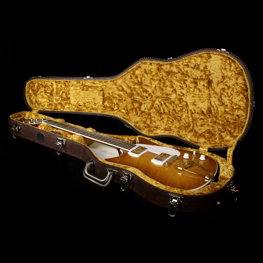 Frank Brothers Signature Model Electric Guitar Amber Sunburst — 8