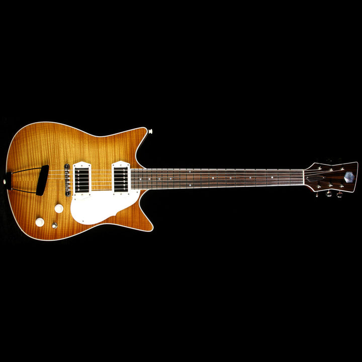 Frank Brothers Signature Model Electric Guitar Amber Sunburst