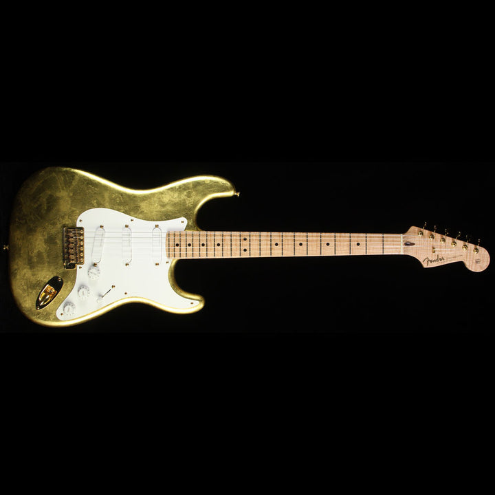 Used 2003 Fender Custom Shop Mark Kendrick Master Built Clapton Stratocaster Electric Guitar Gold Leaf