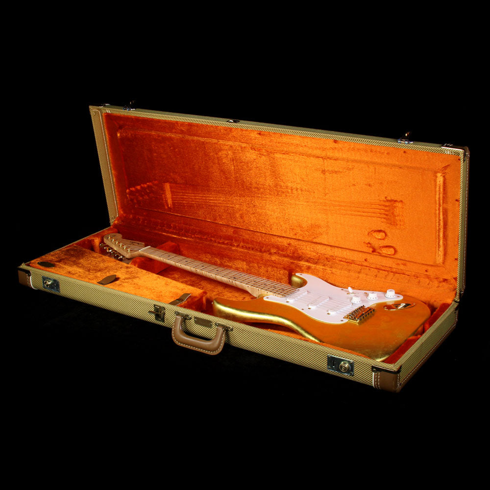 Used 2003 Fender Custom Shop Mark Kendrick Master Built Clapton Stratocaster Electric Guitar Gold Leaf — 6