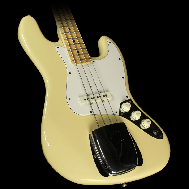 Used 1983 Fender Electric Jazz Bass Guitar Olympic White — 1