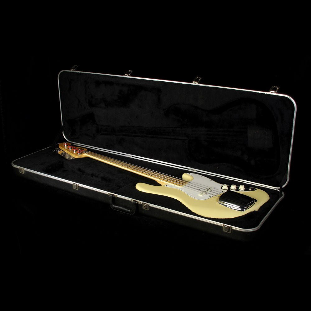 Used 1983 Fender Electric Jazz Bass Guitar Olympic White — 5