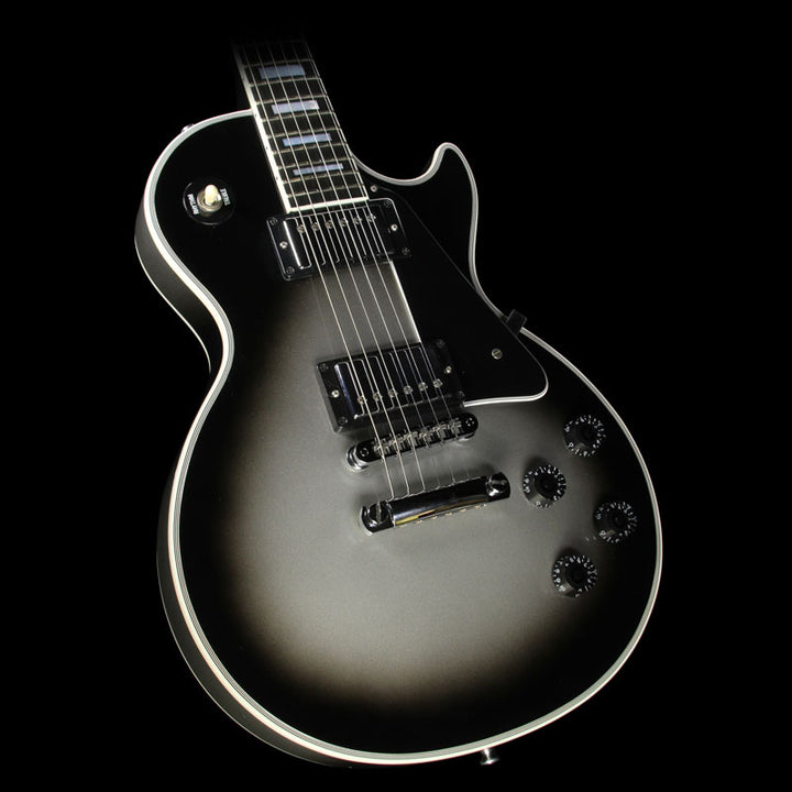 Used 2012 Gibson Custom Shop Les Paul Custom Electric Guitar Silver