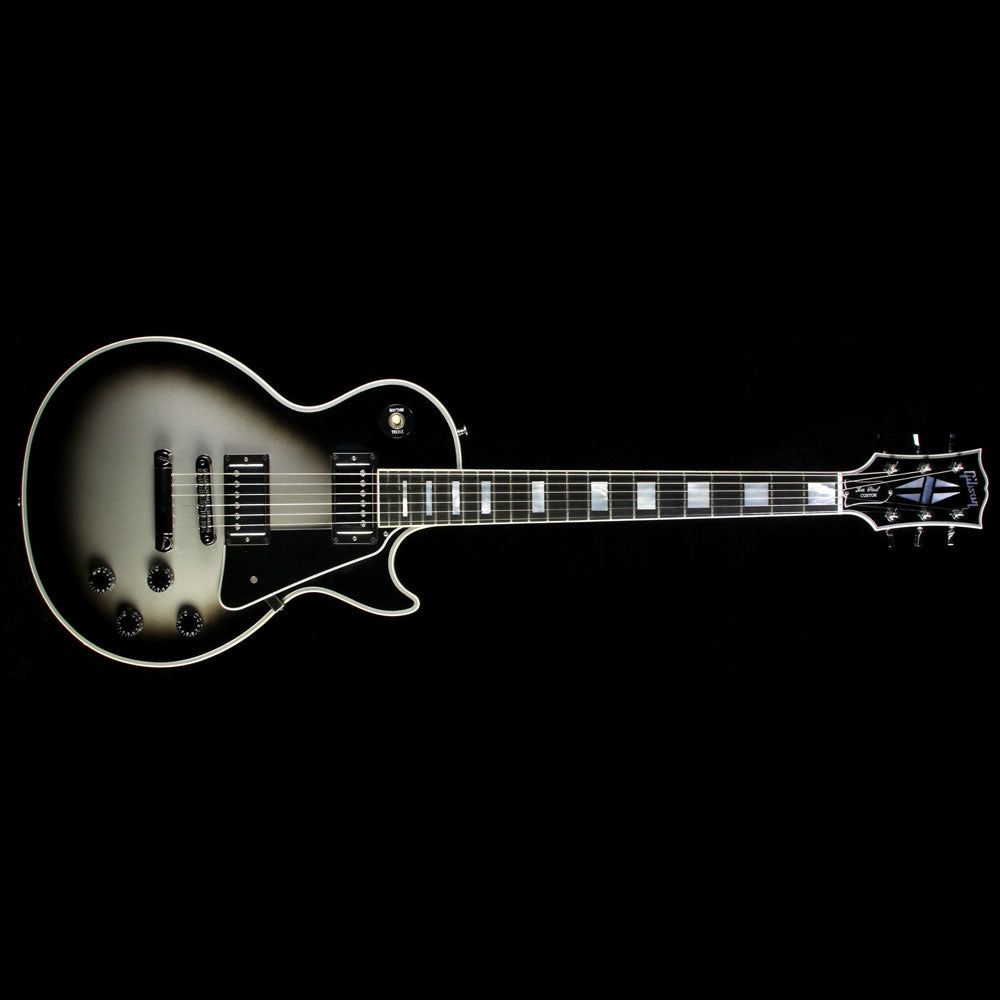 Used 2012 Gibson Custom Shop Les Paul Custom Electric Guitar Silver — 2