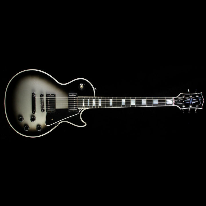 Used 2012 Gibson Custom Shop Les Paul Custom Electric Guitar Silver