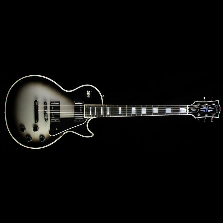 Used 2012 Gibson Custom Shop Les Paul Custom Electric Guitar Silver