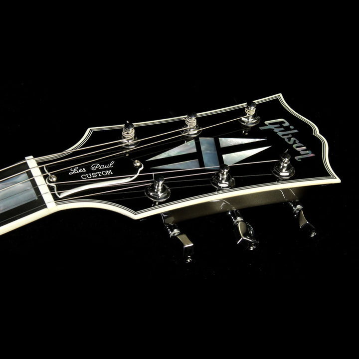 Used 2012 Gibson Custom Shop Les Paul Custom Electric Guitar Silver