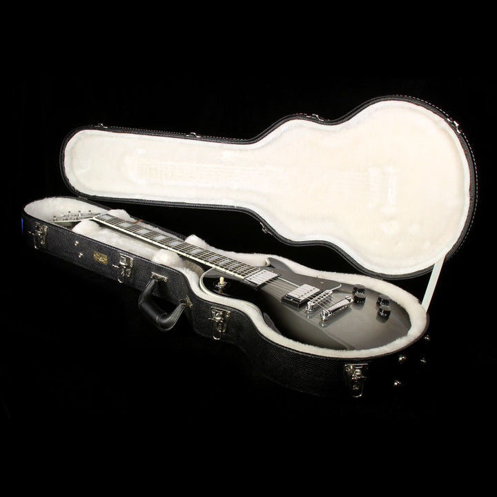Used 2012 Gibson Custom Shop Les Paul Custom Electric Guitar Silver