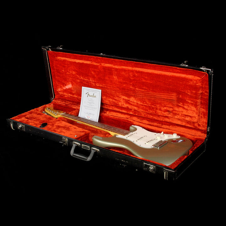 Used 2006 Fender Custom Shop '65 Stratocaster Relic Guitar Shoreline Gold