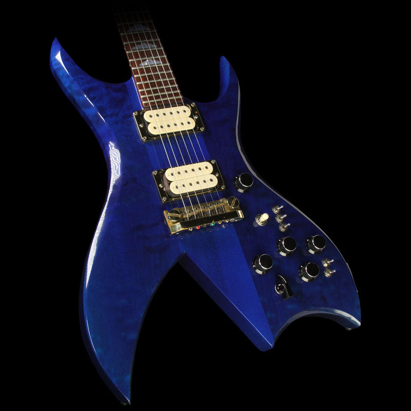 Used 1982 B.C. Rich Bich Electric Guitar Trans Blue — 1