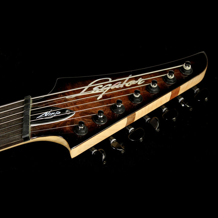 Legator Ninja-200 SE Fanned Fret 7-String Electric Guitar Charcoal Burst