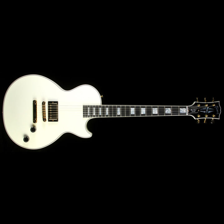 Used 2014 Gibson Custom Shop Single Pickup Les Paul Guitar Alpine White