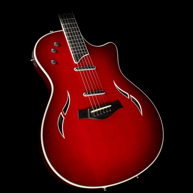 Used Taylor T5 Standard Acoustic Guitar Trans Red — 1