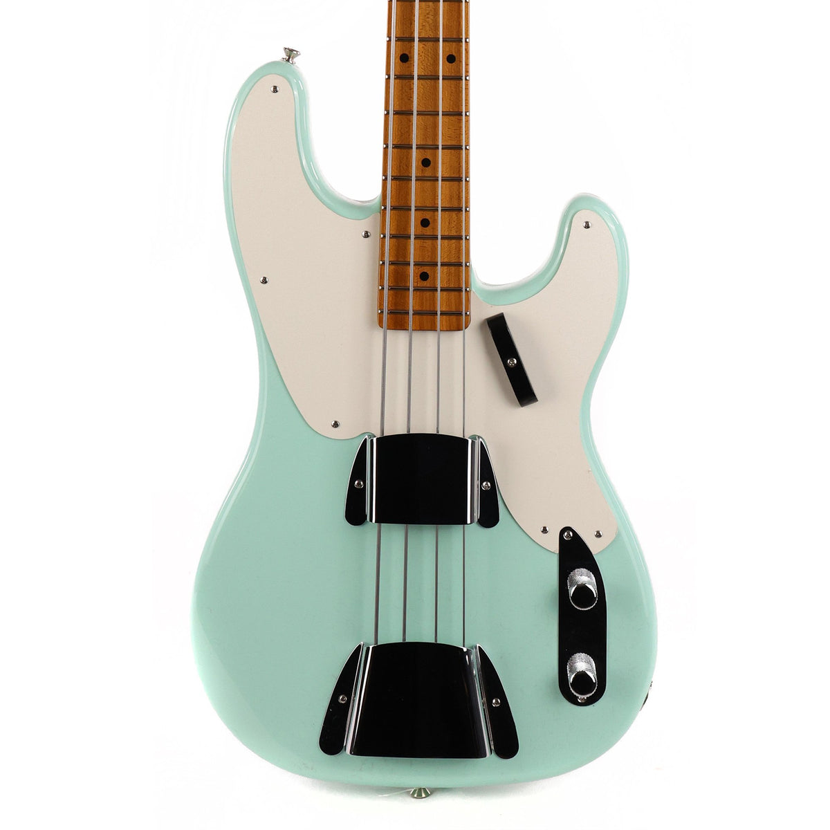 Fender Custom Shop 1955 Precision Bass NOS Thin Skin Electric Bass Guitar Surf Green — 1