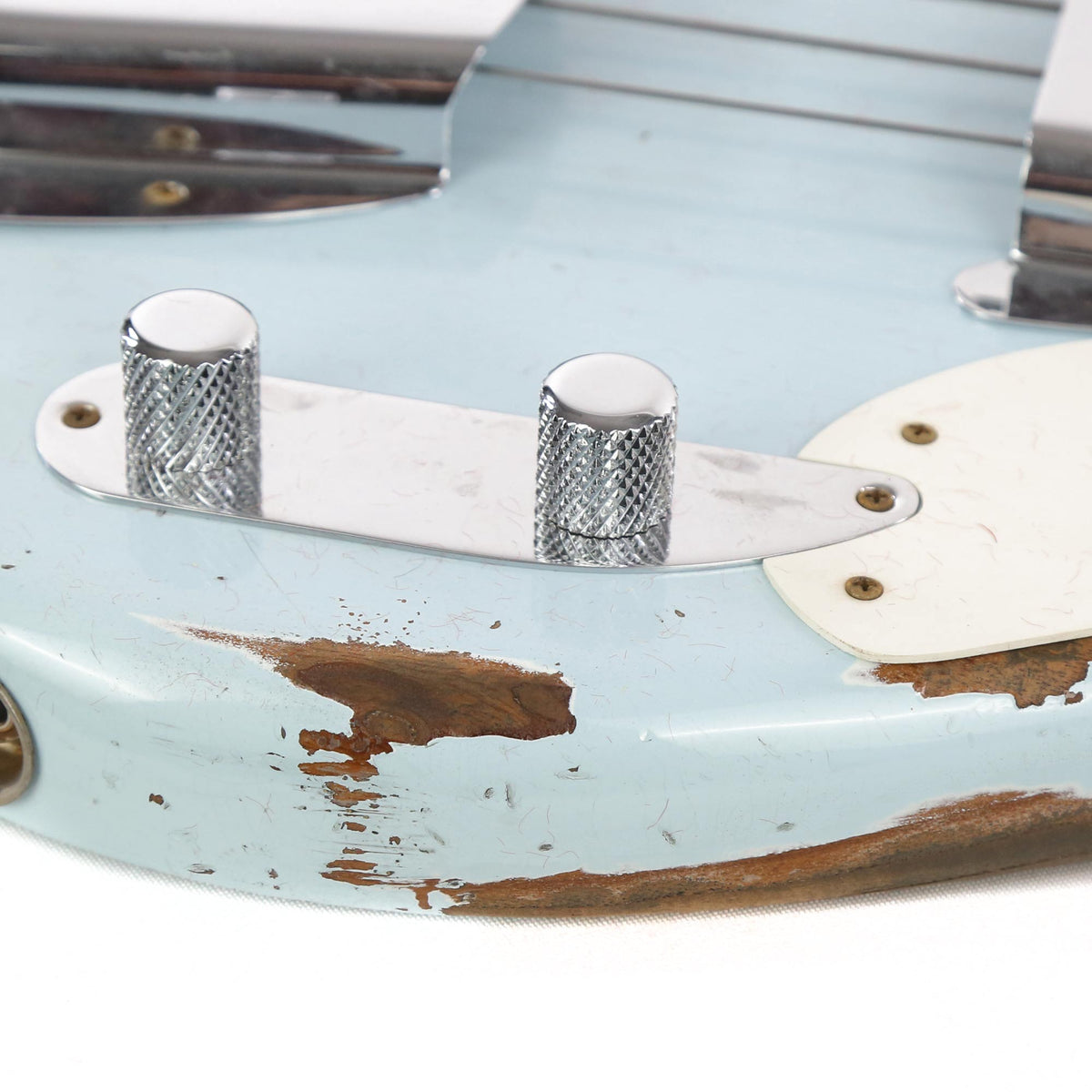 Fender Custom Shop 1955 Roasted Precision Bass Heavy Relic Electric Bass Sonic Blue 2020 — 9