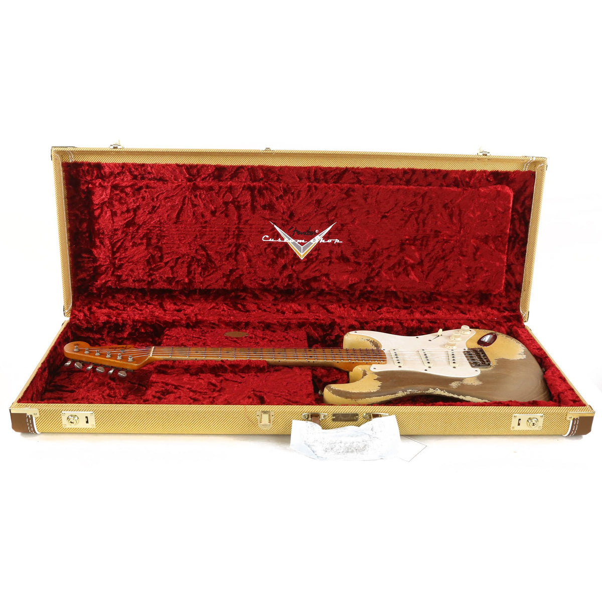 Fender Custom Shop 1955 Stratocaster Ultimate Relic Desert Tan Masterbuilt Dale Wilson — 8